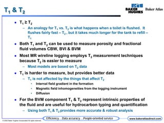 Tmar Logging MREX (NMR Logging) | PDF