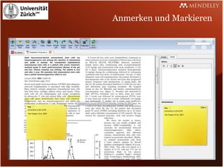 Anmerken und Markieren
 