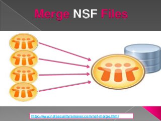 Merge NSF Files
http://www.nsfsecurityremover.com/nsf-merge.html
 