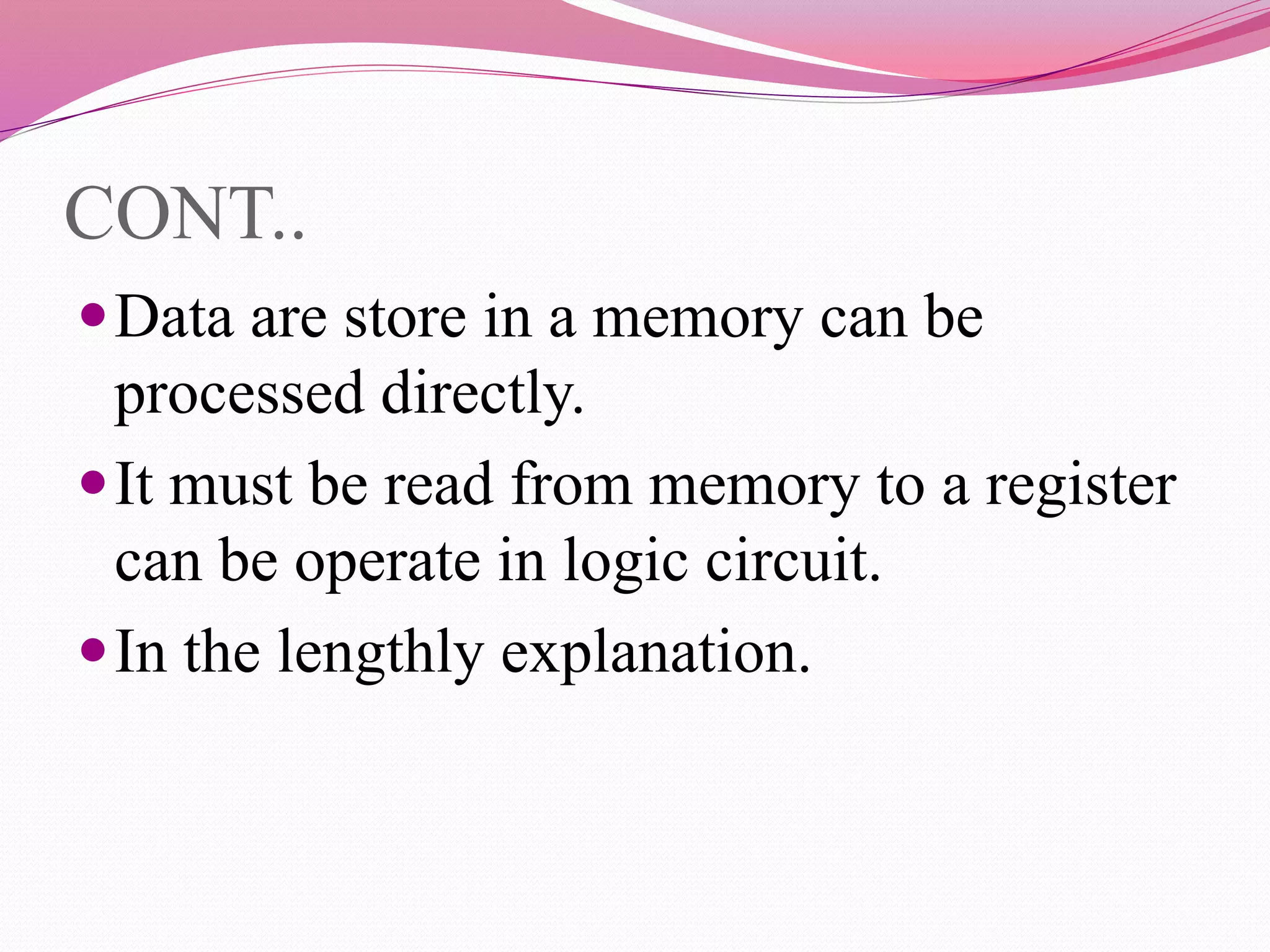 memory reference instruction | PPTX | Data Storage and Warehousing ...