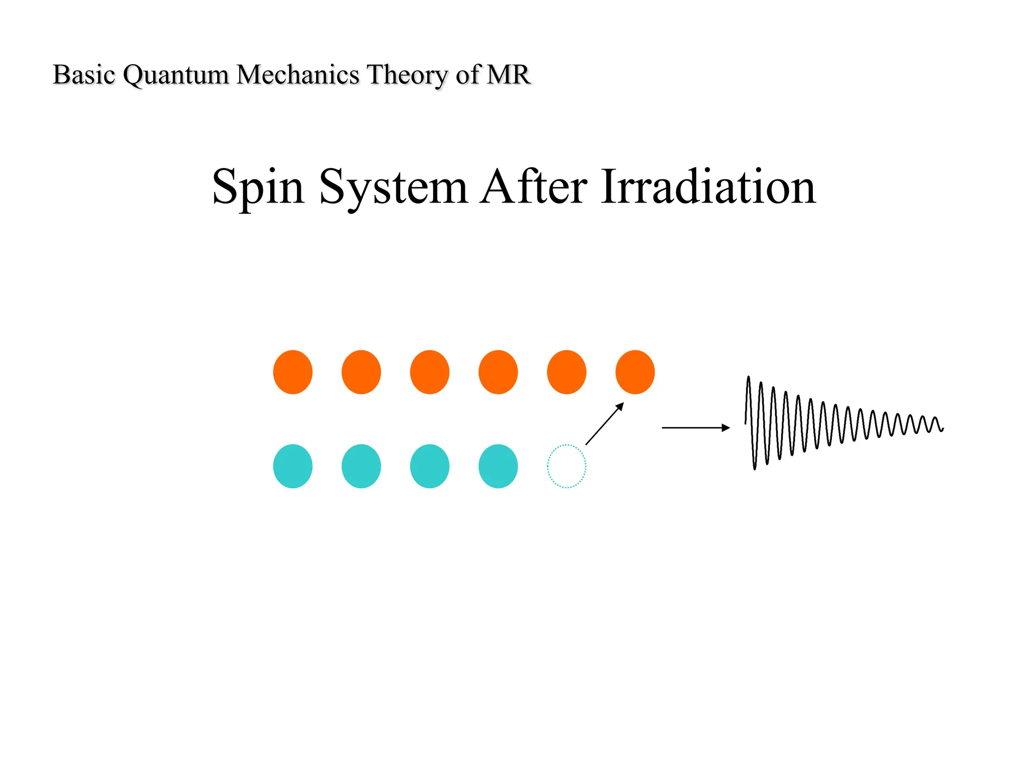 Spin System After Irradiation
Basic Quantum Mechanics Theory of MR
 