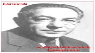 M Rabi MRI advancement | PPTX