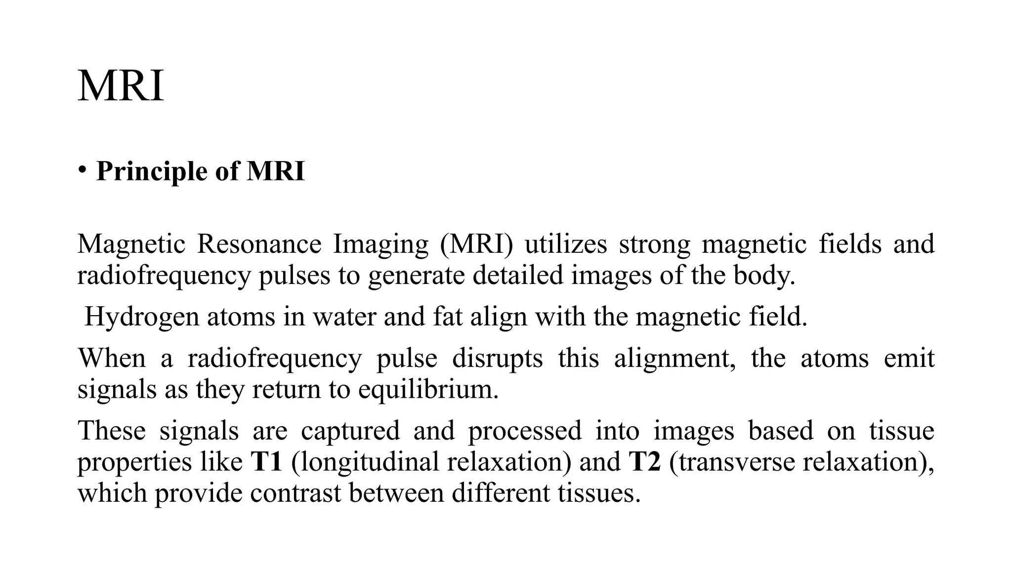 MRI and fMRI lifesciences and neurology ppt | PPTX