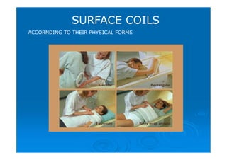 SURFACE COILS
ACCORNDING TO THEIR PHYSICAL FORMS
 