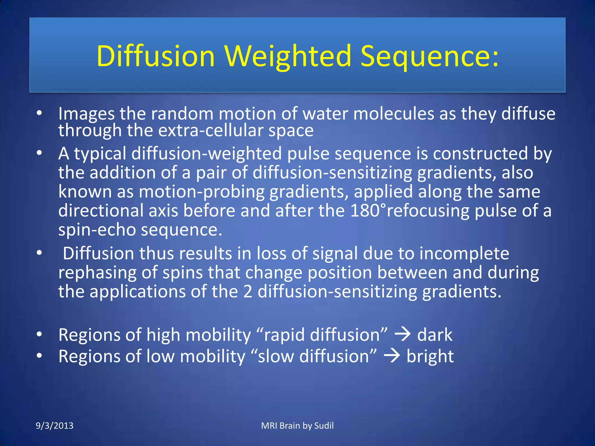 MRI Procedure of Brain | PPTX