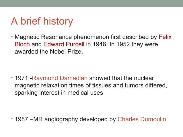 MRI brain; Basics and Radiological Anatomy | PPT | Physics | Science