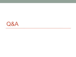 Q&A
 