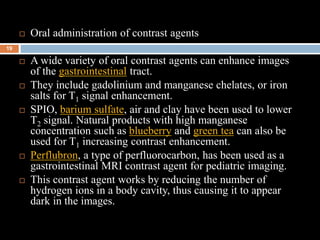 Gadolinium Contrast Agents