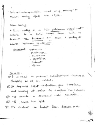 Pharmaceutical excipient and its types