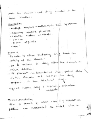 Pharmaceutical excipient and its types
