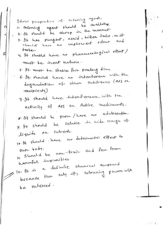 Pharmaceutical excipient and its types