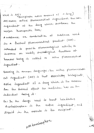 Pharmaceutical excipient and its types