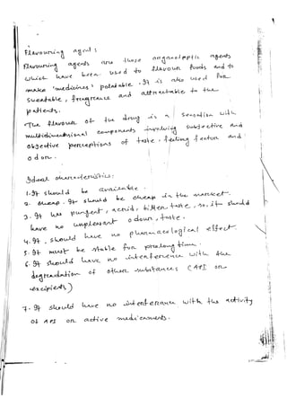 Pharmaceutical excipient and its types