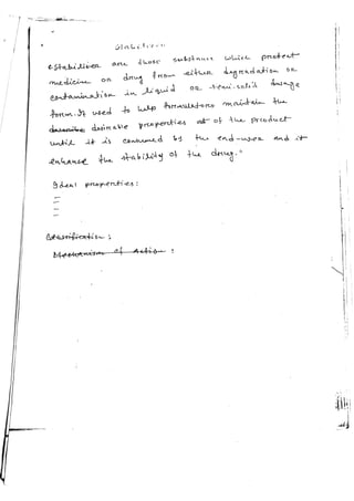 Pharmaceutical excipient and its types