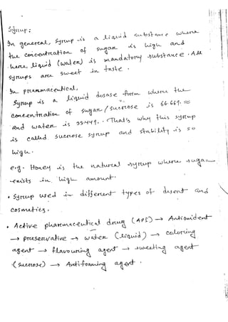 Pharmaceutical excipient and its types