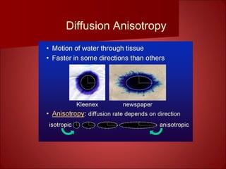 Diffusion Anisotropy
 