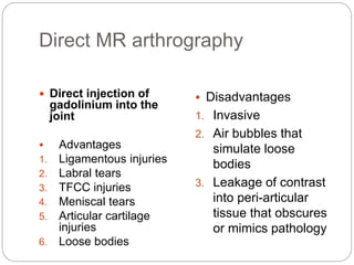 MRI in orthopaedics | PPTX