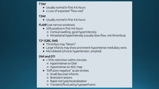 MRI IN  STROKE RADIOLOGY PRESENTATION...