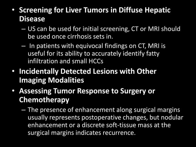 MR imaging of liver | PPTX | Endocrine and Metabolic Diseases ...