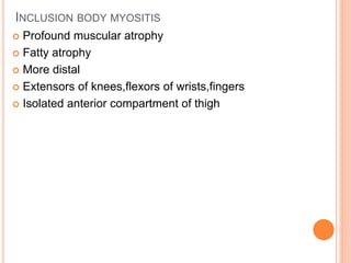 Mri of muscle diseases | PPTX