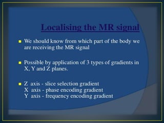 Mri physics