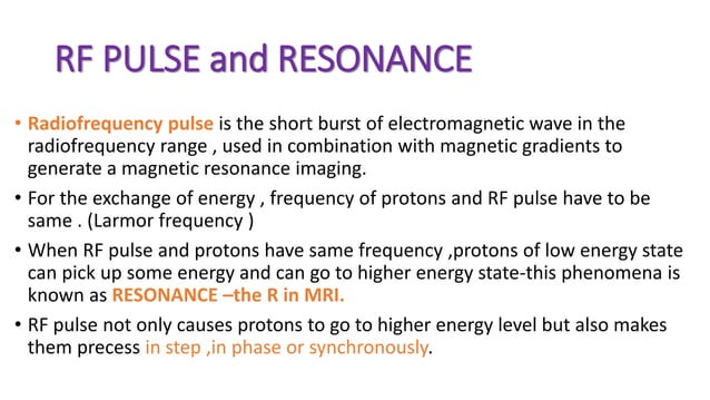Basics of MRI Physics | PPTX | Chemistry | Science