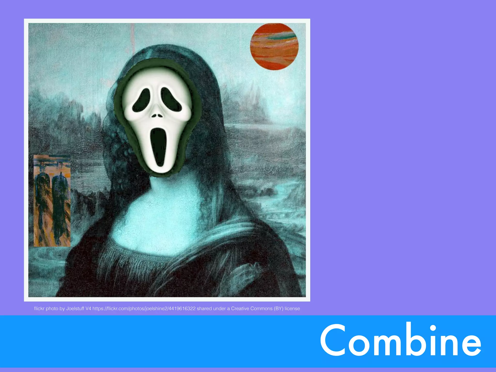 Combine
ﬂickr photo by Joelstuff V4 https://ﬂickr.com/photos/joelshine2/4419616322 shared under a Creative Commons (BY) license
 