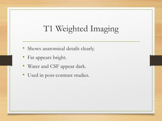 Comprehensive Overview of MRI Sequences: Purpose and Imaging ...