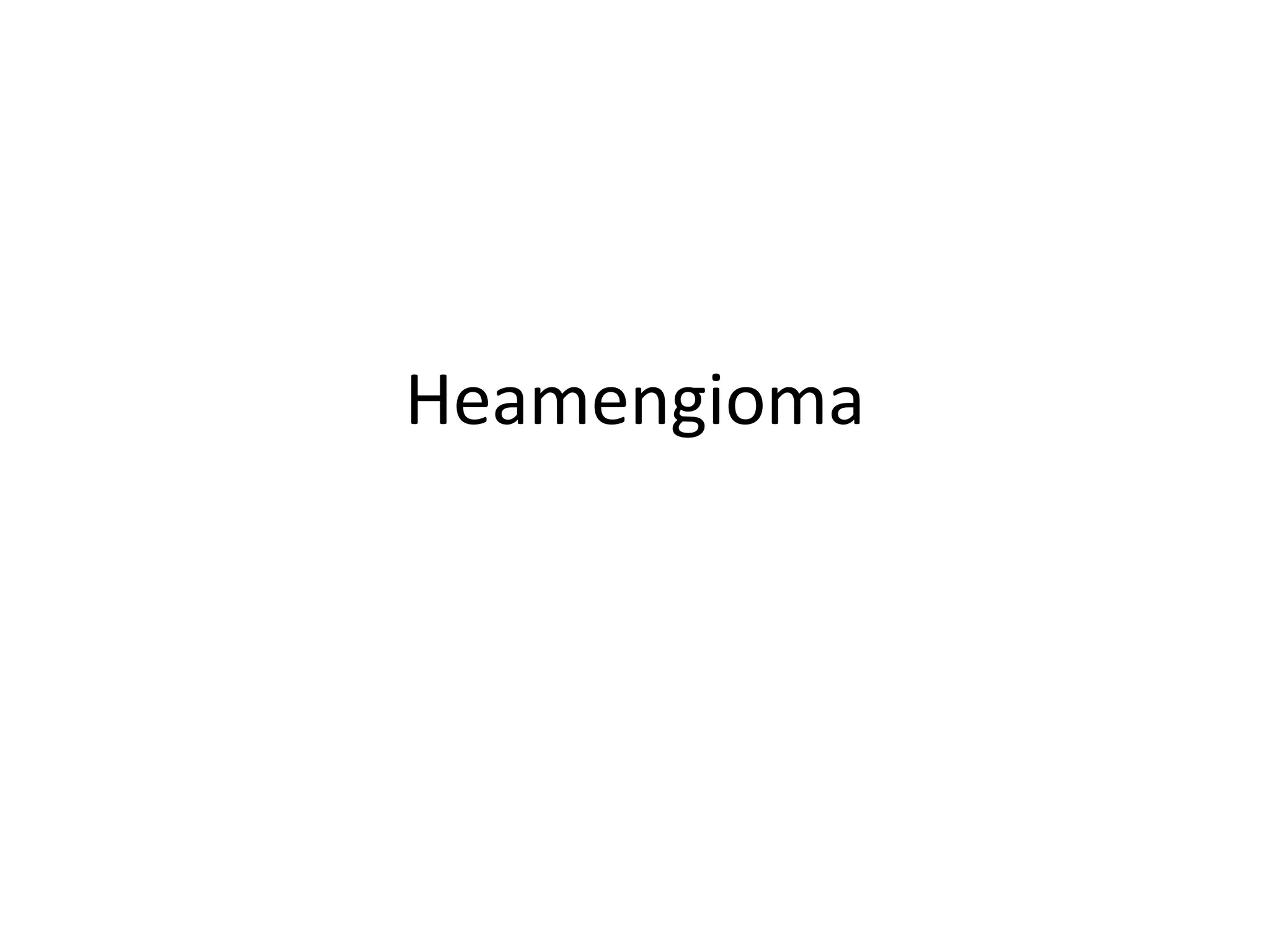 Heamengioma