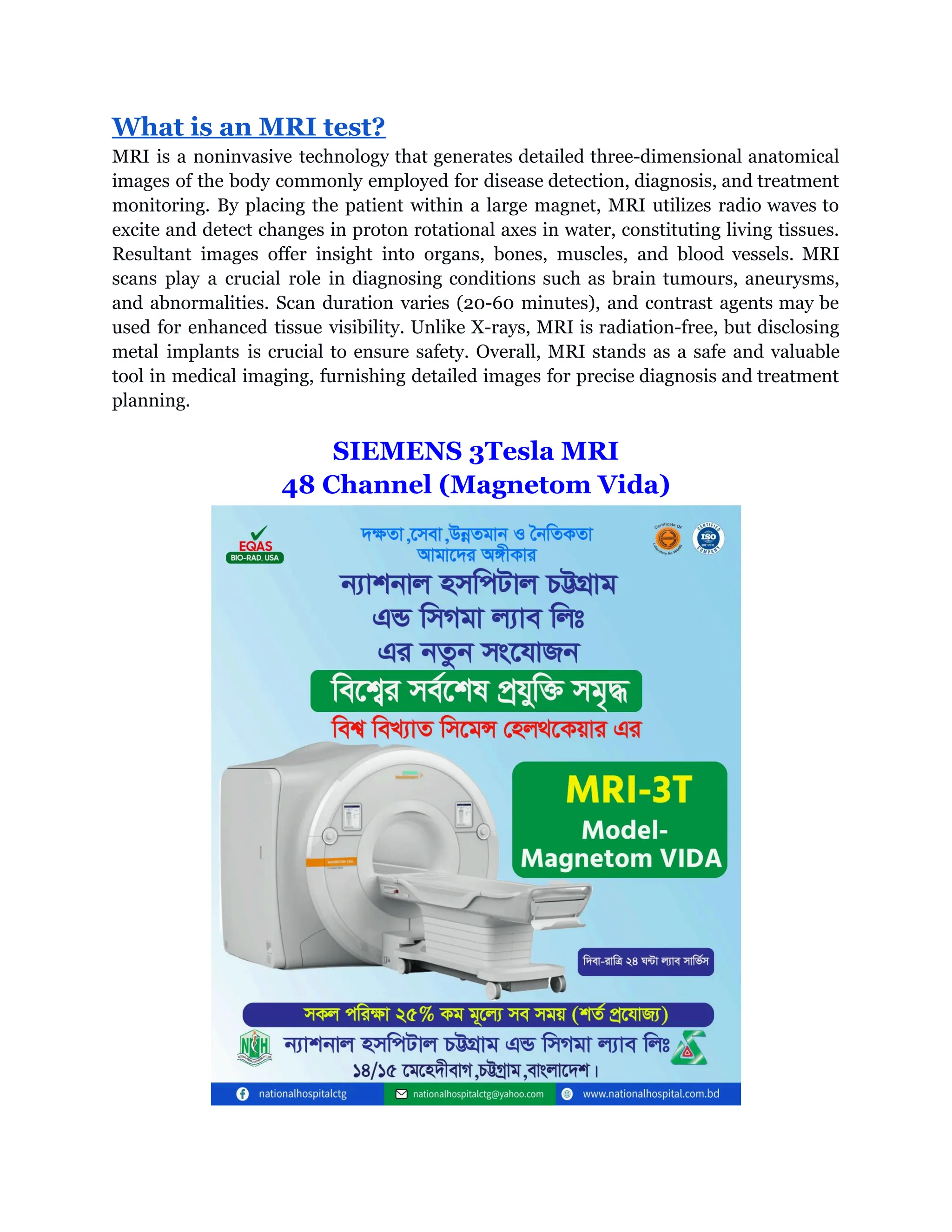 Mri Scan Testing Kit MRI Test Price in National Hospital Bangladesh .pdf