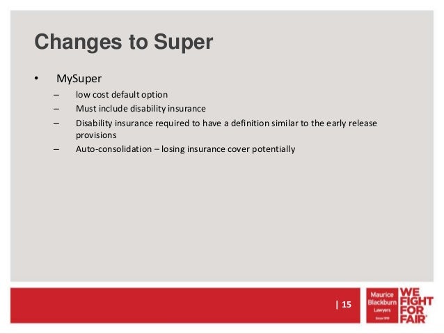  superannuation & insurance ...