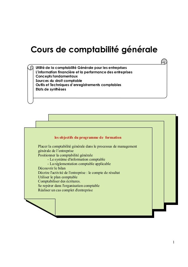 Mr Lakhouil Cours De Comptabilite Generale Doc