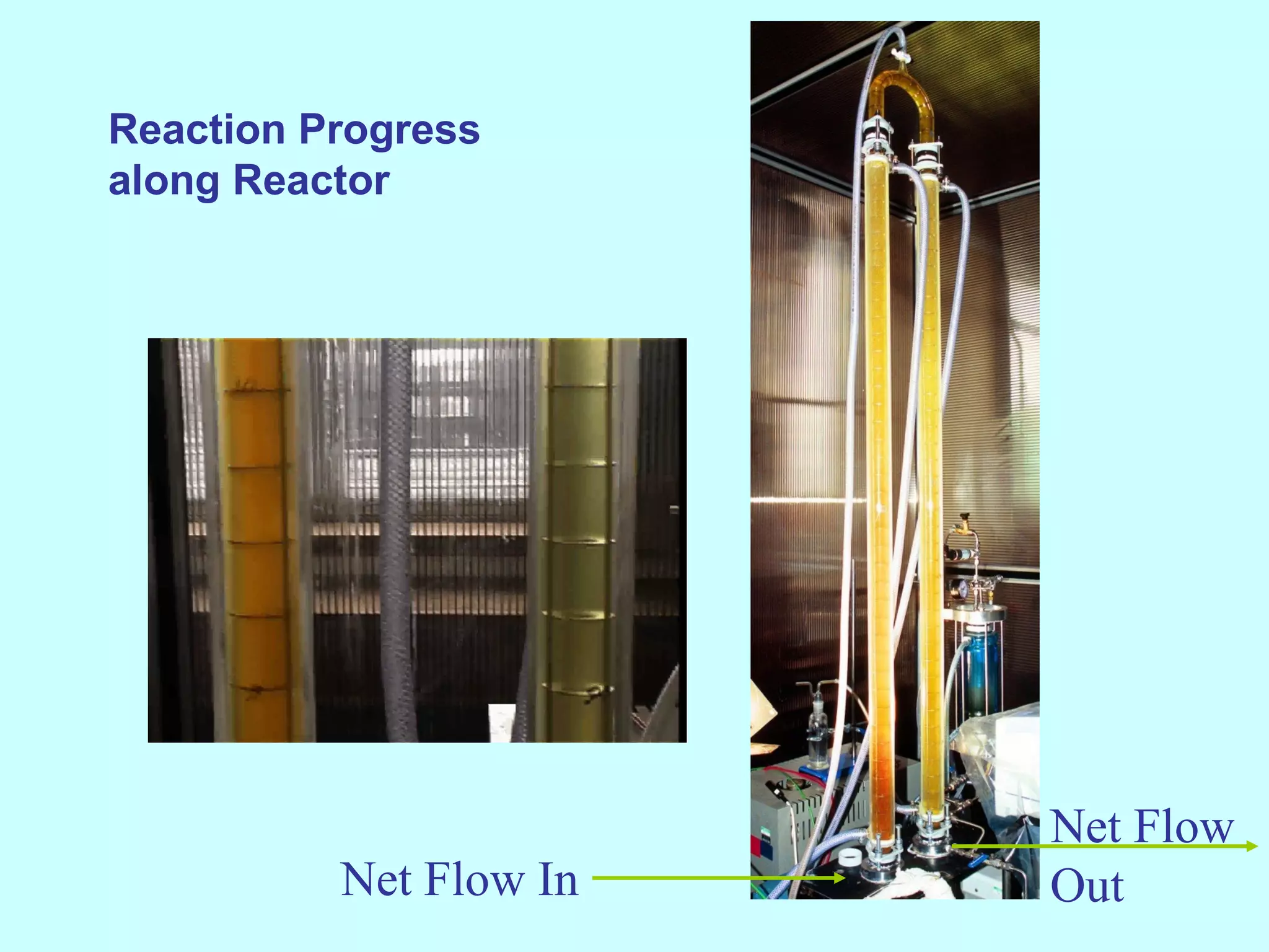 Reaction Progress
along Reactor




                        Net Flow
          Net Flow In   Out
 