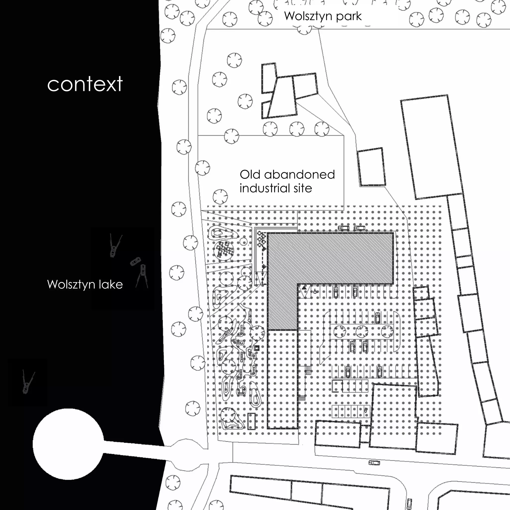 Old abandoned
industrial site
Wolsztyn lake
Wolsztyn park
context
 