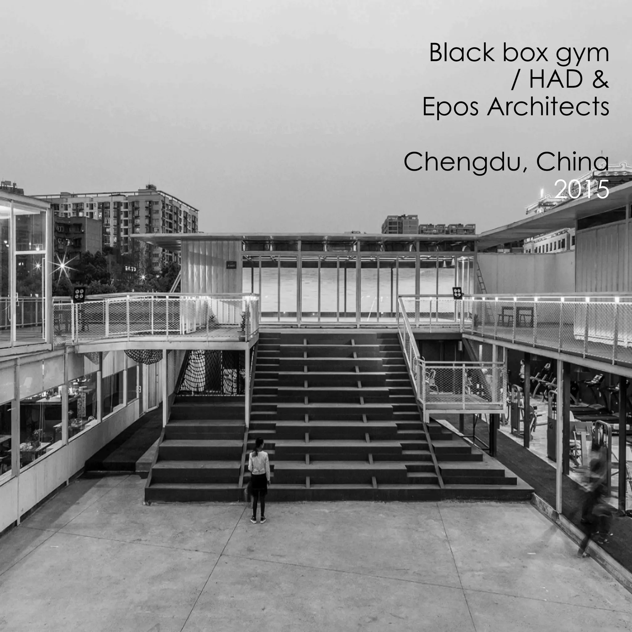 Black box gym
/ HAD &
Epos Architects
Chengdu, China
2015
 