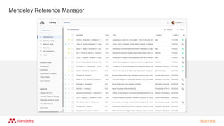 Mendeley Reference Manager
 