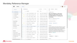 Mendeley Reference Manager
 