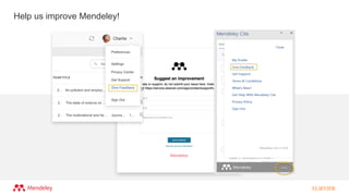 Help us improve Mendeley!
 