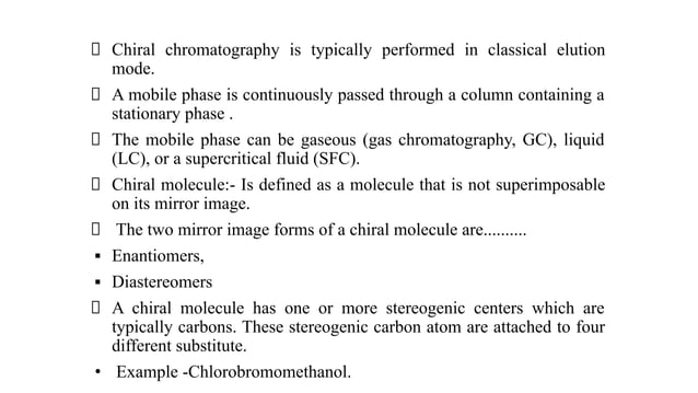 chiral chromatography | PDF | Chemistry | Science