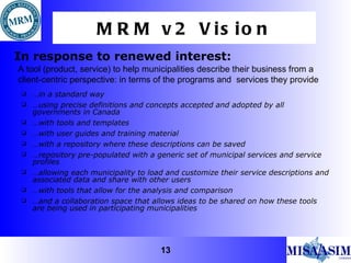 Status Post Mrm MRM Overview December 2011 | PPT