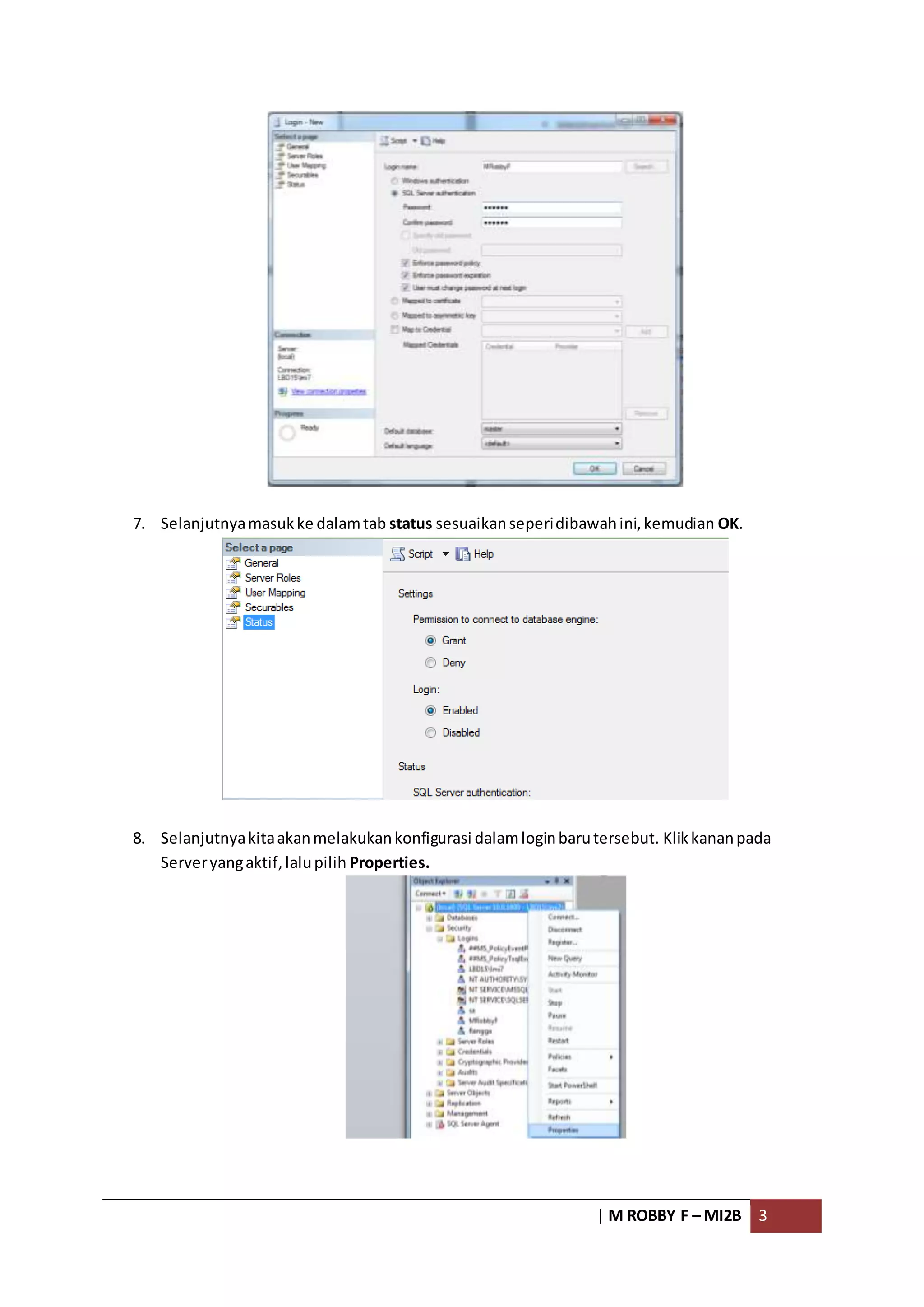 Cara menghubungkan Database antar PC | DOCX