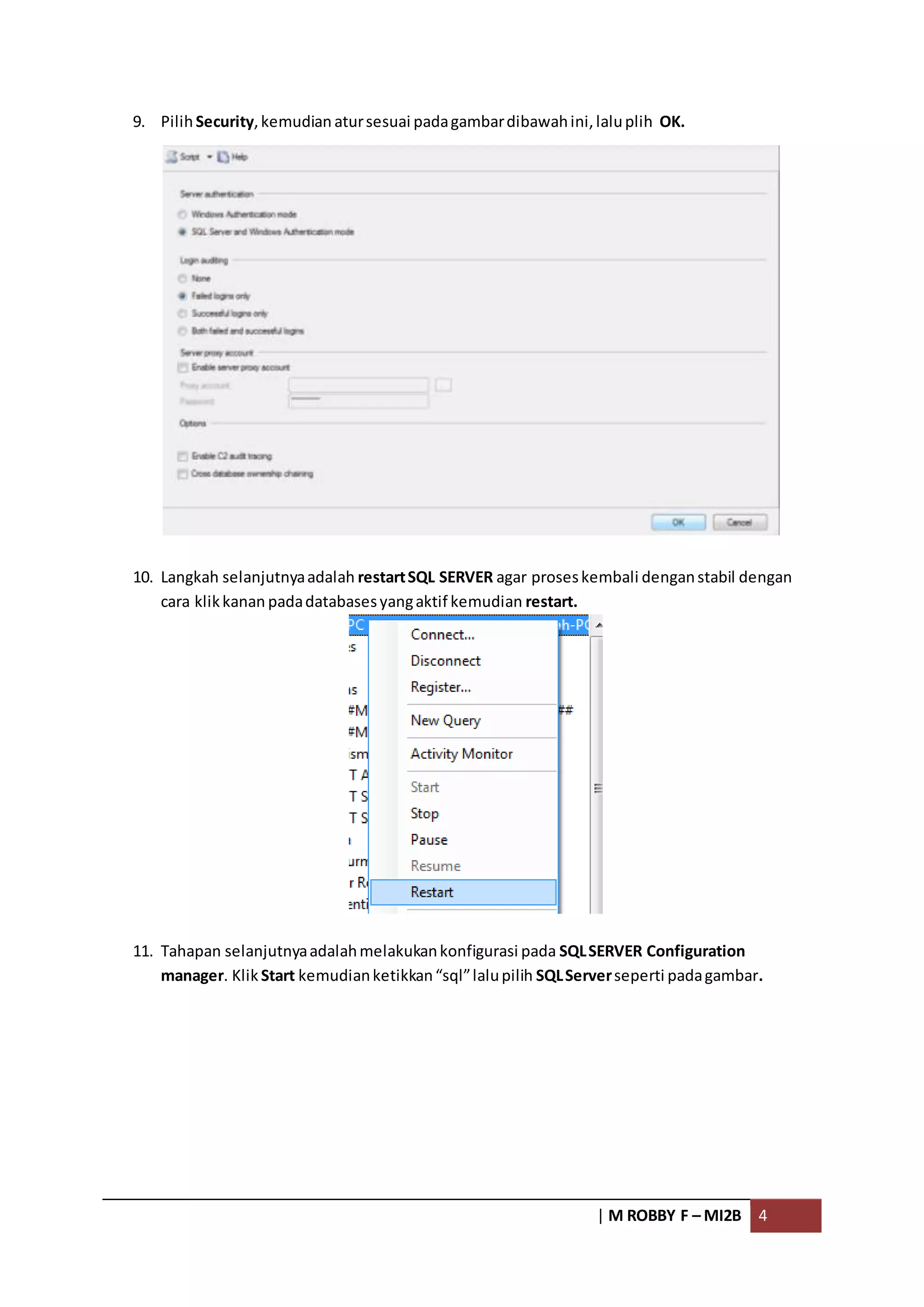 Cara menghubungkan Database antar PC | DOCX