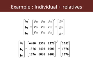 Improving accuracy by using information from relatives—The animal model