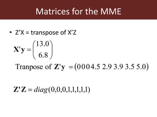 Improving accuracy by using information from relatives—The animal model