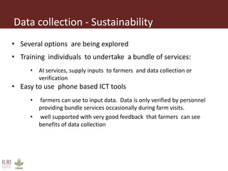 Developing innovative digital technology and genomic approaches to livestock genetic improvement in developing countries