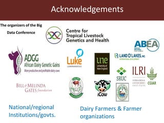 Developing innovative digital technology and genomic approaches to livestock genetic improvement in developing countries