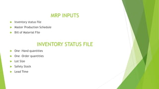 Mrp | PPTX