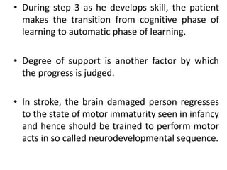 Motor relearning Programme | PPTX
