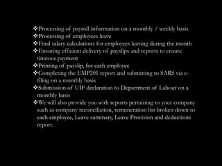 M&R payroll Solutions Presentation | PPTX