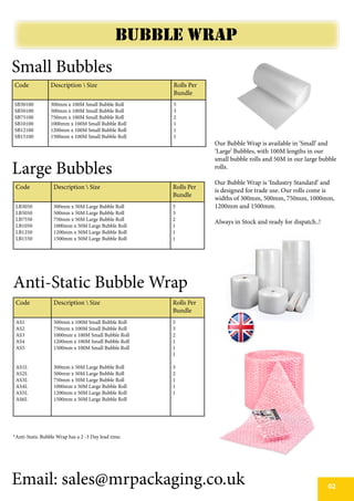 Our NEW Packaging Supplies Brochure | PDF